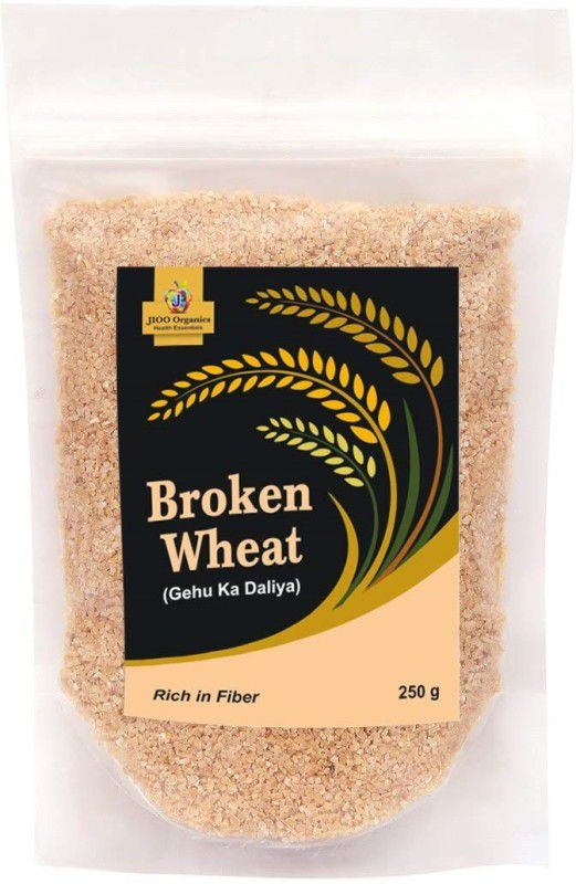 Jioo Organics Broken Wheat or Dalia Broken Wheat  (250 g)