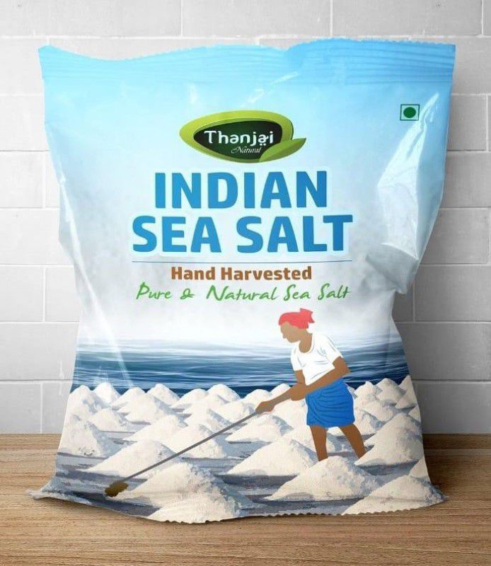 Thanjai iyerkai 7000g Indian Non Iodised Natural Sea Salt (Hand Harvested) for Healthy Cooking | Sea Salt  (7 kg, Pack of 7)