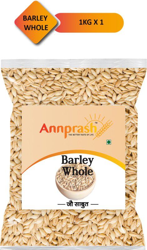Annprash Best Quality Barley Whole / Jau Sabut - 1kg Barley  (1 kg)