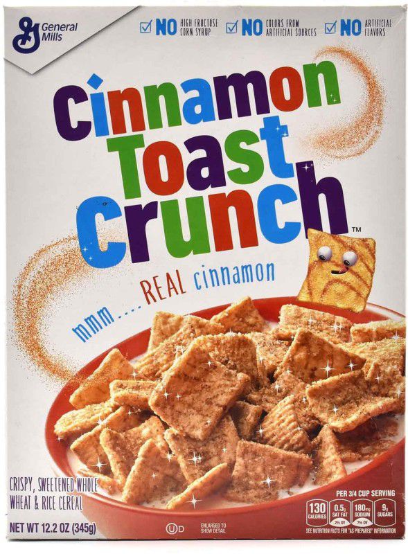 General Mills Cinnamon Toast Crunch Cereal - 345g (12.2oz) Box  (345 g)