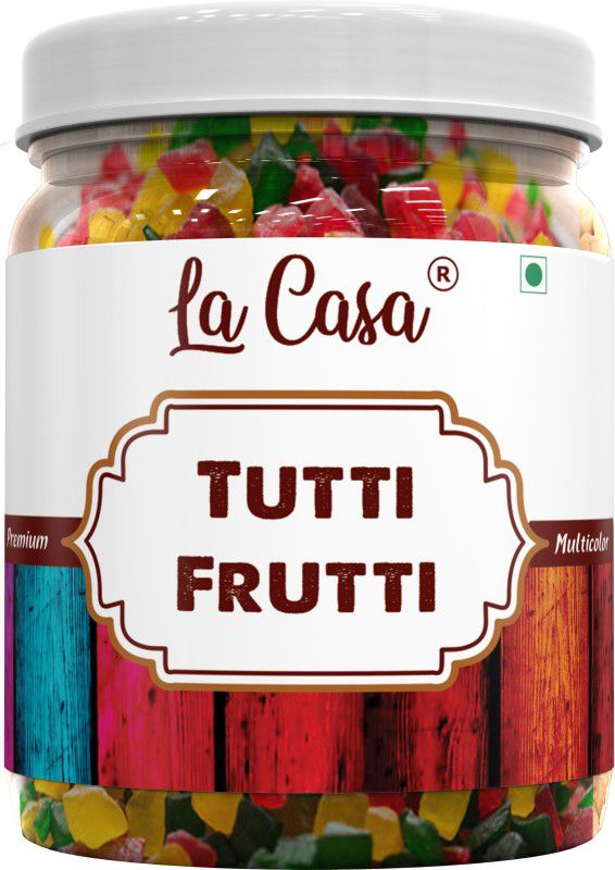 La Casa Multicolor Tutti Frutti | Fresh Cherries for Cakes & Cookies Decoration | Papaya  (250 g)