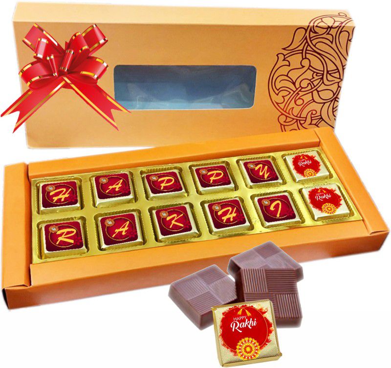 FabBites Rakhi Chocolate Gift for Sister|Chocolates Gift Pack Rakhi|Rakhi Chocolate Box Bars  (150 g)