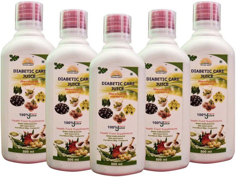 Sunchan Group Aloevera Juice Pure Organic Herbal 1 Liter  (5 x 200 ml)