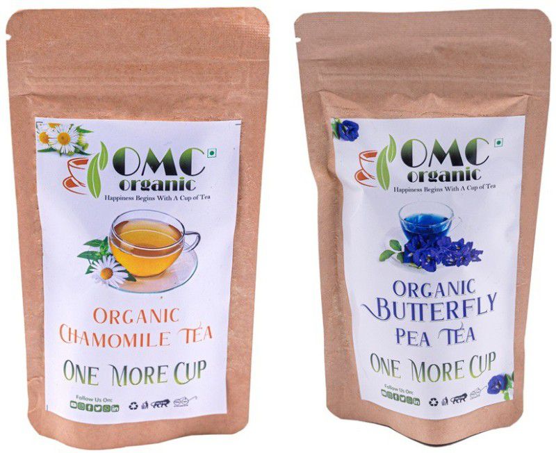 One More Cup Butterfly & Chamomile Tea Chamomile Herbal Infusion Tea Pouch  (2 x 20 g)