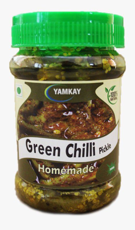 yamkay Green Chilli Pickle 300gm Green Chilli Pickle  (300 g)