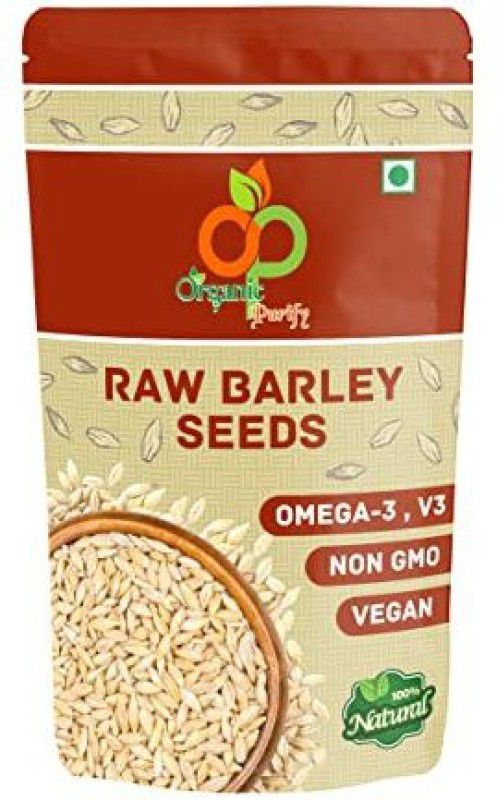 Organic Purify Raw Barley Seeds (Jau) 400 Gm Barley  (400 g)