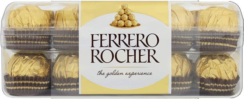 FERRERO ROCHER Ferns 'N' Petals Premium Milk Chocolate 16 Pieces (IMPORTED) (200 G) Truffles  (16 Units)