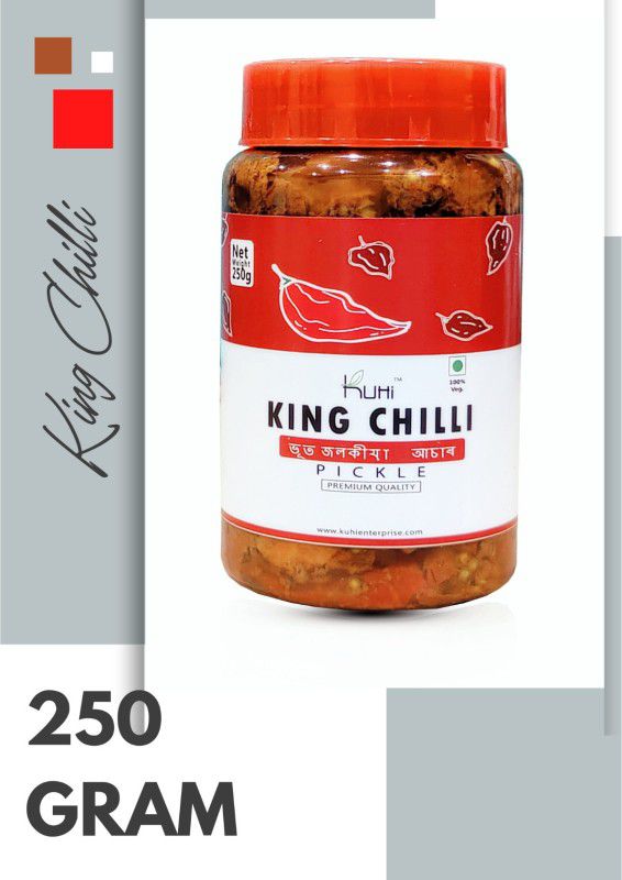 Kuhi Enterprise Naga King Red Chilli Pickle  (250 g)