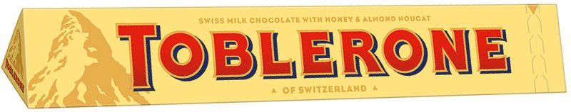 Toblerone SWISS MILK CHOCOLATE (1 x 100 gm) WITH HONEY & ALMOND NOUGAT Bars  (100 g)