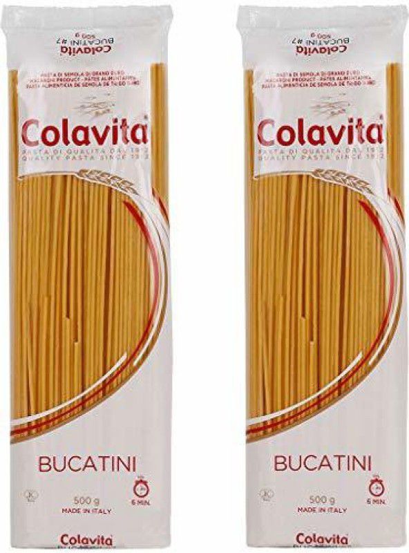 Colavita # 7 pasta Bucatini Pasta  (Pack of 2, 500 g)
