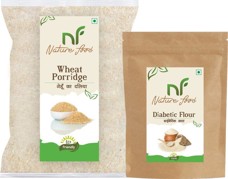 Nature food Best Quality Wheat Porridge (5kg) & Diabetic Flour (1kg ) Combo  (5KG, 1KG)