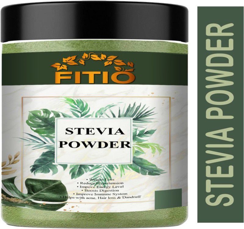 FITIO Nutrition Stevia Natural & Sugarfree Powder, Zero Calorie Keto Sweetner (G9) Advanced Sweetener  (150 g)