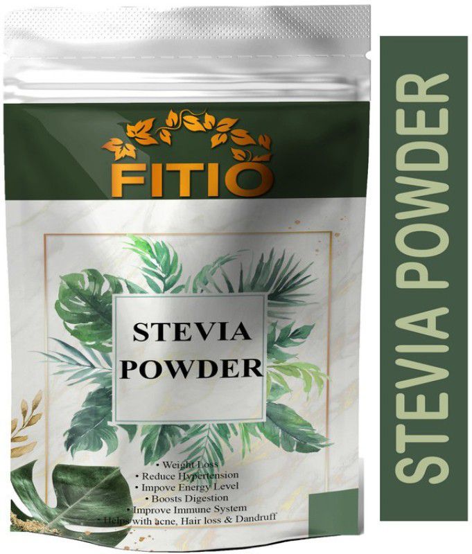 FITIO Nutrition Stevia Natural & Sugarfree Powder, Zero Calorie Keto Sweetner (M9) Ultra Sweetener  (1000 g)