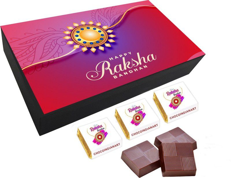 CHOCOINDIANART Graceful Raksha Bandhan, 06pcs Delicious Chocolate Gift, Truffles  (6 Units)