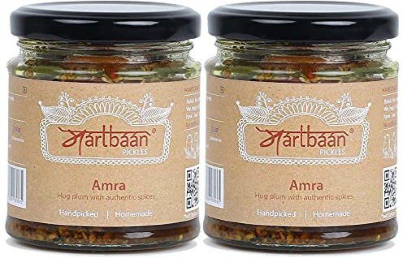 MARTBAAN Amra Achar| Hog Plum Pickle 170g Each,Pack of 2 Amla Pickle  (2 x 170 g)