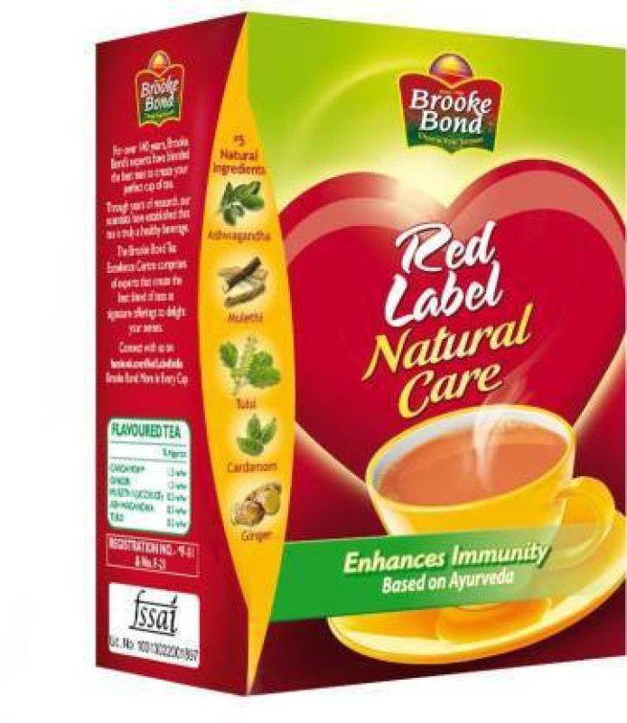 Red Label Natural Care 250 gm Pack of 1 Tea Blend Box  (250 g)