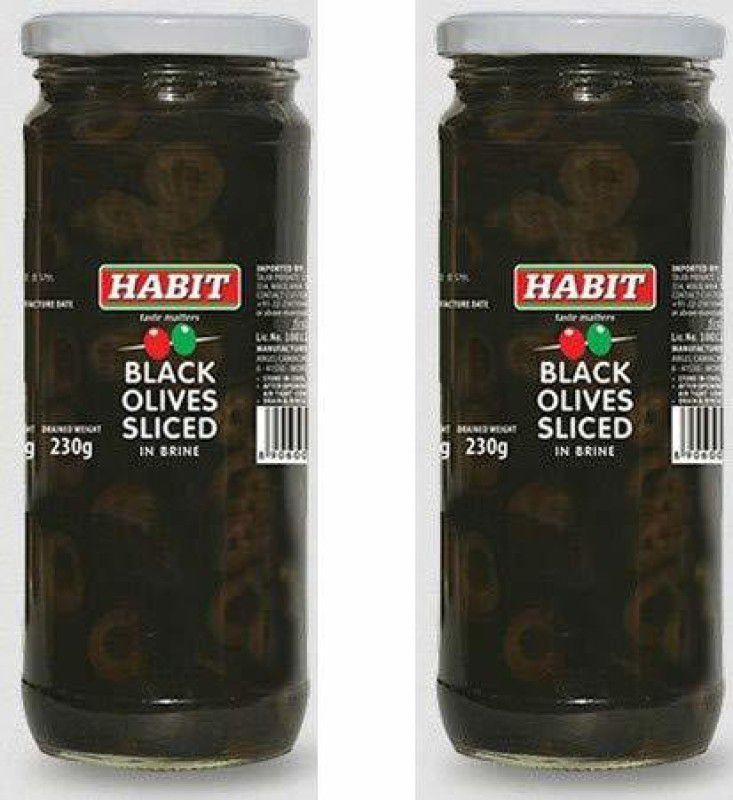 HABIT BLACK OLIVES SLICED Olives  (430 g)