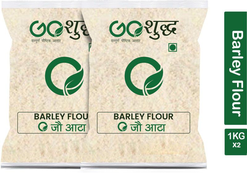 Goshudh Premium Quality Jau Atta (Barley Flour)-1Kg  (2000 g, Pack of 2)