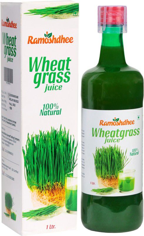 Ramoshdhee Organic Wheatgrass Juice - Herbal Detoxifier, No Added Artificial Flavours I 1L  (1 L)