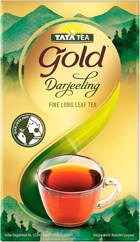 Tata Gold Darjeeling Fine Long Leaf Black Tea Box  (200 g)