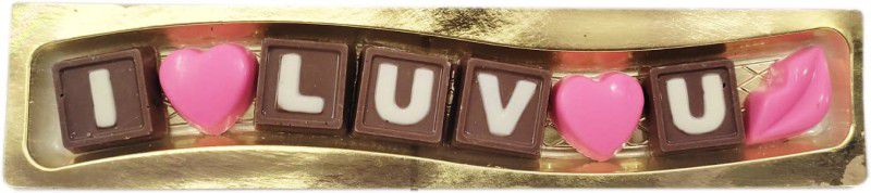 FabBites I Love You Chocolate Gift for Girlfriend, Boyfriend, Husband ,Wife-Valentine Day Bars  (100 g)
