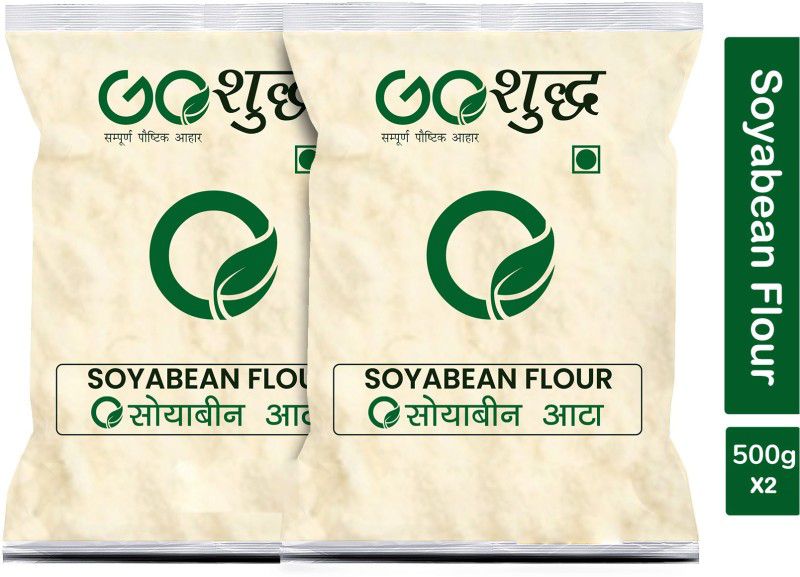 Goshudh Premium Quality Soya Bean Flour/Atta 500g Combo Pack Of 2  (1000 g, Pack of 2)