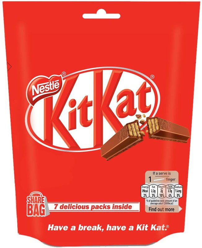 NESTLE Kitkat Chocolate, 126g Bars  (126 g)