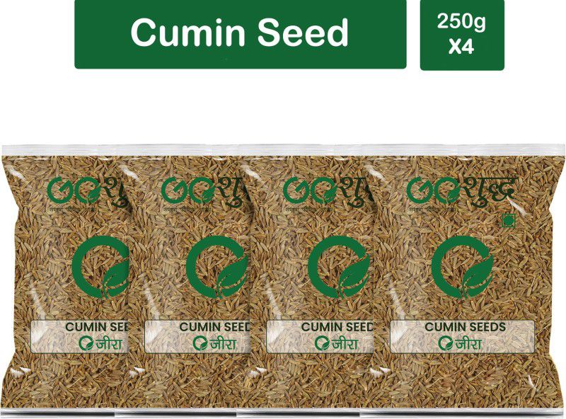 Goshudh Premium Quality Jeera (Cumin Seeds)-250gm (Pack Of 4)  (4 x 250 g)