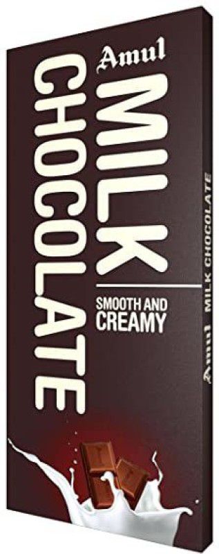 AMUL Milk Chocolate, 2x150g Bars  (2 x 75 g)
