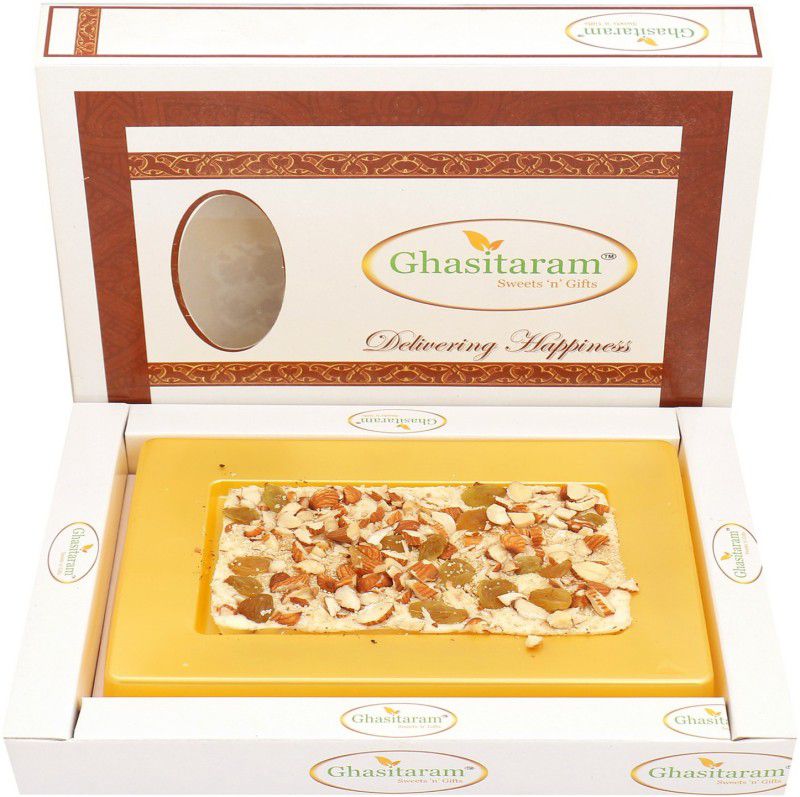 Ghasitaram Gifts Special Chocolates- White Dryfruit Chocolate Bark Small Bars  (70 g)