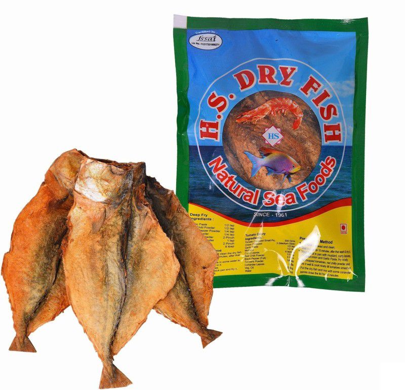 H.S Dry Fish Dry Mackeral Fish (Ayla) 250g Supreme 250 g  (Pack of 1)
