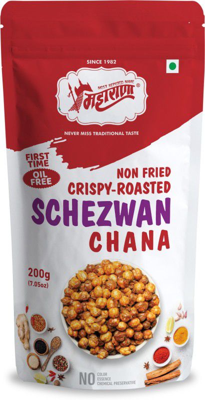 Maharana Crispy Schezwan Chana Made with Premium Fresh Quality Ingredients  (5 x 40 g)