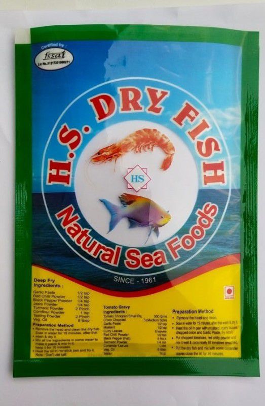 H.S Dry Fish Dry Croaker Fish (Korai) 100g Supreme 100 g  (Pack of 1)
