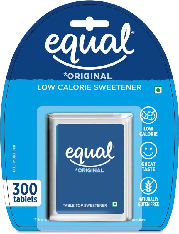 Equal Original Low Calorie Sweetener| Sugar Free| Low Calories Sweetener  (300 Tablets)