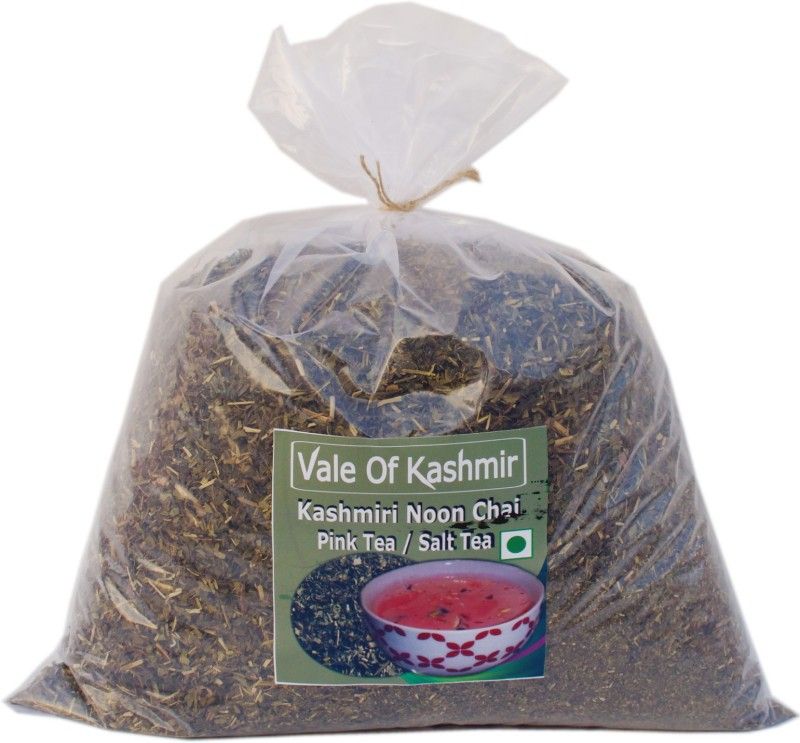 vale of kashmir Noon Chai . Kashmiri Pink Salt Tea, Kashmiri Chai, Pink Tea, Salt Tea Unflavoured Herbal Tea Pouch  (250 g)