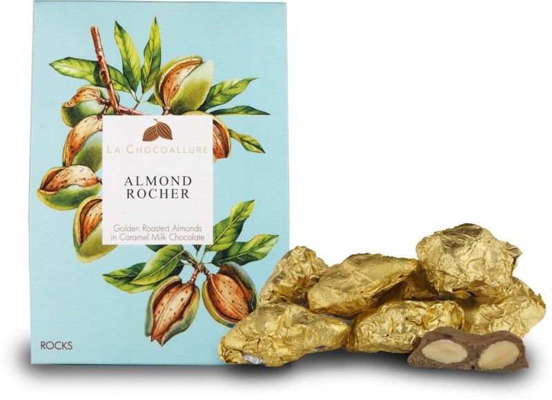 la chocoallure Nut and Raisin Clusters ( Fruit and Nut Chocolate Rocks) Crackles  (100 g)