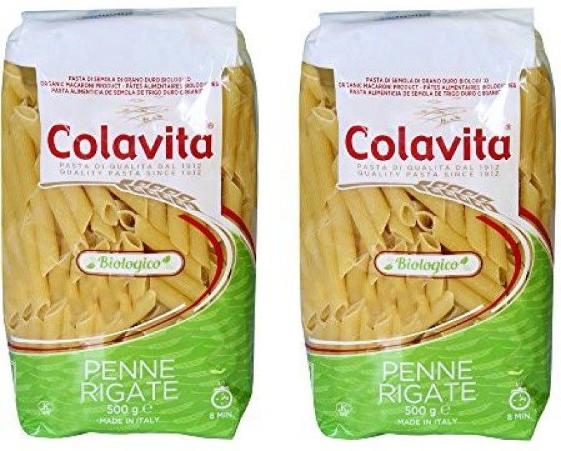 Colavita # 37 B Bio Penne Penne Pasta  (Pack of 2, 500 g)