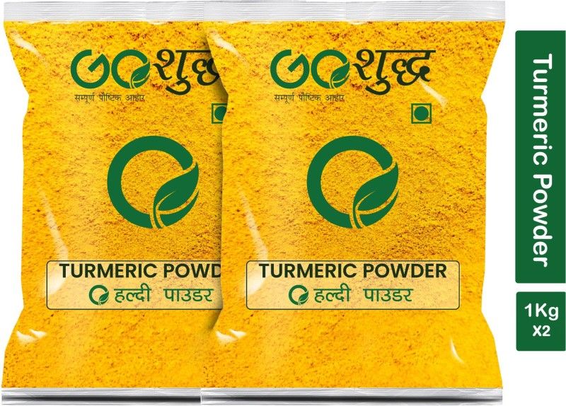Goshudh Premium Quality Haldi Powder (Turmeric)-1Kg (Pack Of 2)  (2 x 1000 g)