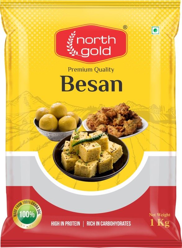 NorthGold Premium Quality Besan Flour, 100% Pure Chana Dal 1KG  (1 kg)