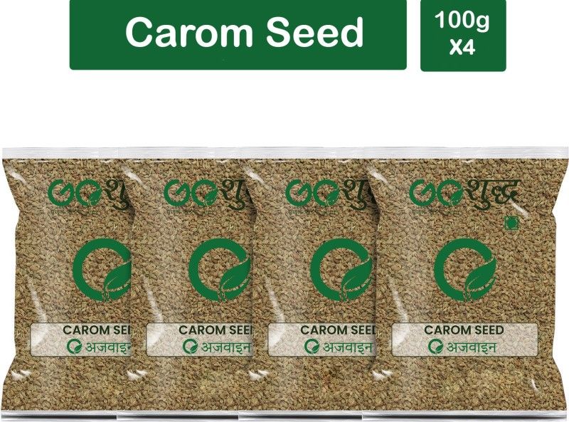 Goshudh Premium Quality Ajwain (Carom Seeds)-100gm (Pack Of 4)  (4 x 100 g)