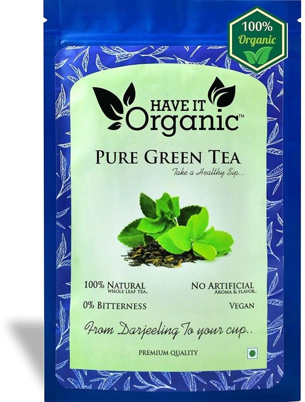 Have It Organic Pure Premium Long Leaf Loose Green Tea Detox Tea Green Tea Pouch  (50 g)