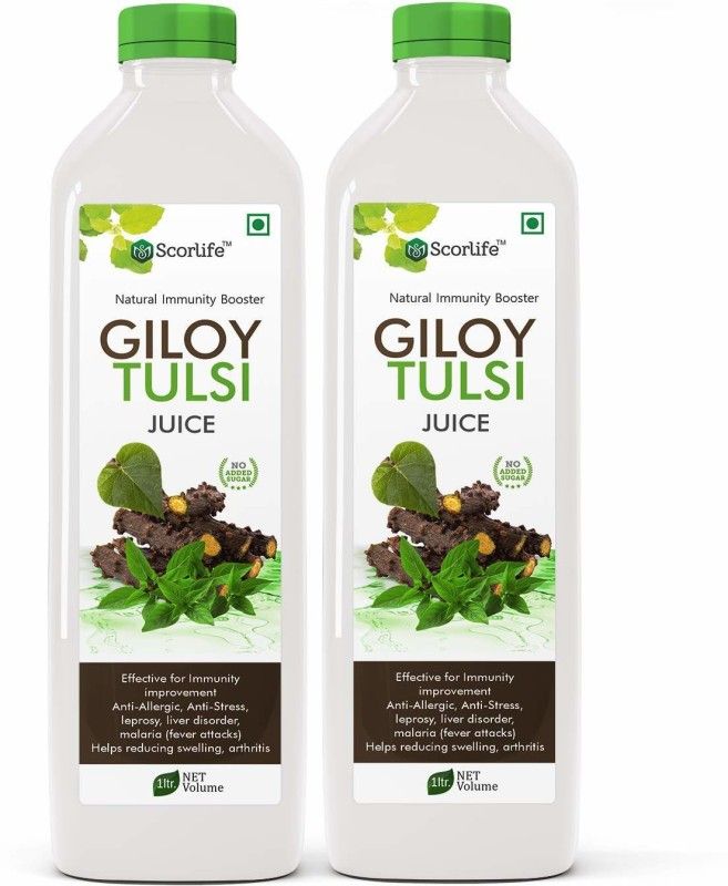 Scorlife Giloy Tulsi Juice  (2 x 1 L)