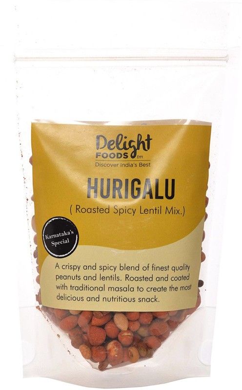 Delight Foods Hurigalu - Spicy Lentil Mix  (300 g)