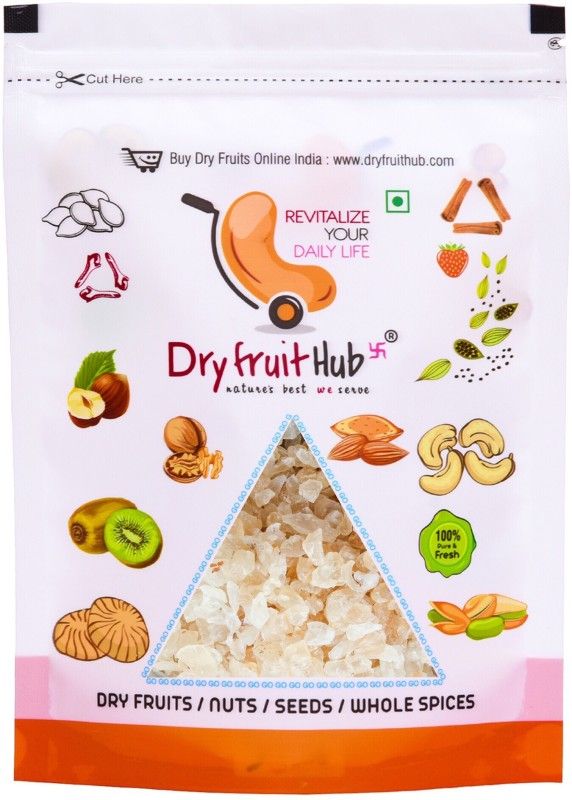 Dry Fruit Hub Gond Katira Pure Organic - (Edible Gum) | Premium Gond Kathira Dried Gum  (250 g)