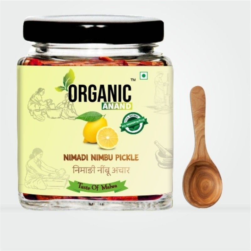 Organic Anand Nimadi Lemon Pickle ( Khatta Mitha Nimbu Ka Achaar ) Mixed Pickle  (250 g)