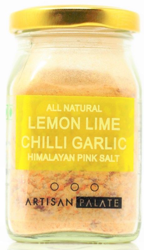 Artisan Palate All Natural Lemon Lime Chilli Garlic Himalayan Pink saltÂ  Seasoned salt  (150 g)
