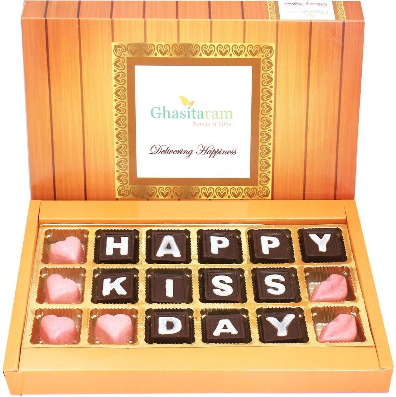 Ghasitaram Gifts Special Chocolates- Happy Kiss Day Box Bars  (270 g)