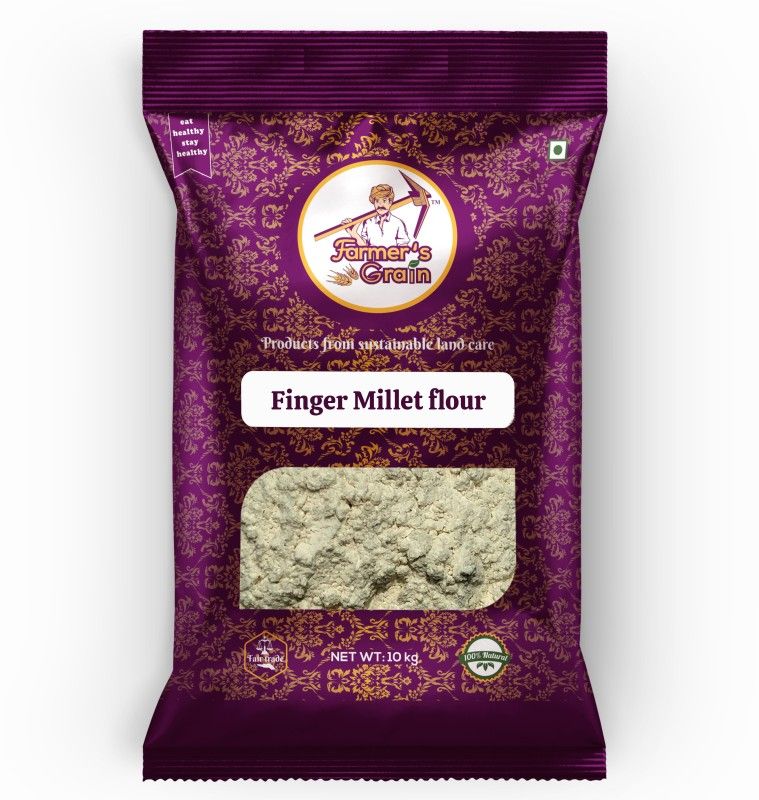 Farmers Grain Grinded Finger Millet flour (10 kg)  (10 kg)