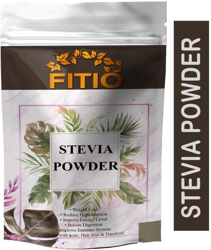 FITIO Nutrition Organic Stevia Leaves For Tea Coffe Sweetener (N9) Ultra Sweetener  (200 g)