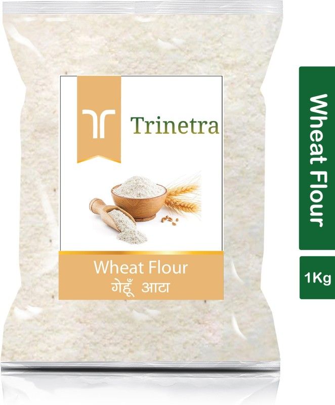 Trinetra Best Quality Gehun Atta (Wheat Flour)-1Kg (Pack Of 1)  (1000 g)
